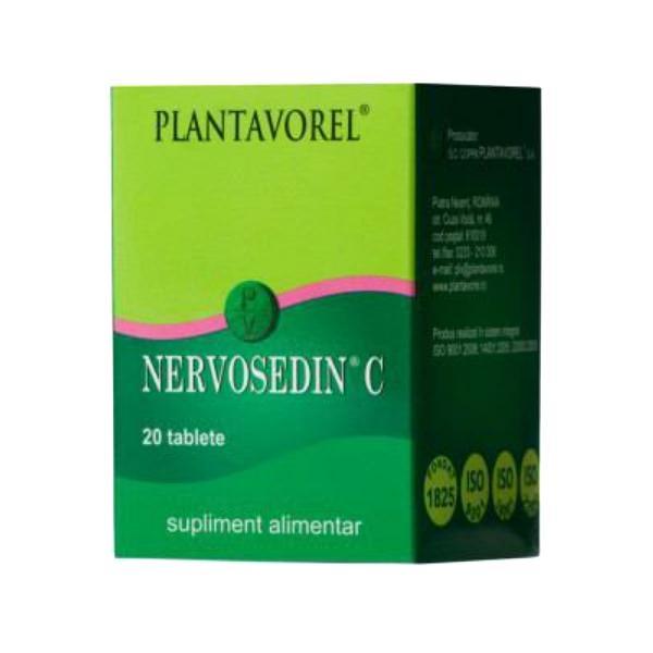 SHORT LIFE - Nervosedin C Plantavorel, 20 tablete