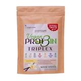 Pudra vegana proteine vegetale Protein Triplex cu stevie si vanilie Netamin, 550 gr