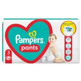 SHORT LIFE - Scutece-Chilotel - Pampers Pants Active Baby, marimea 3 (6-11 kg), 62 buc