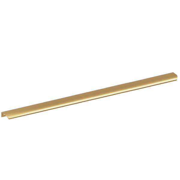 Maner lung pentru mobila Lentis, finisaj auriu periat, L:1200 mm