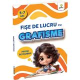 Fise de lucru cu grafisme 5-7 ani, editura Gama