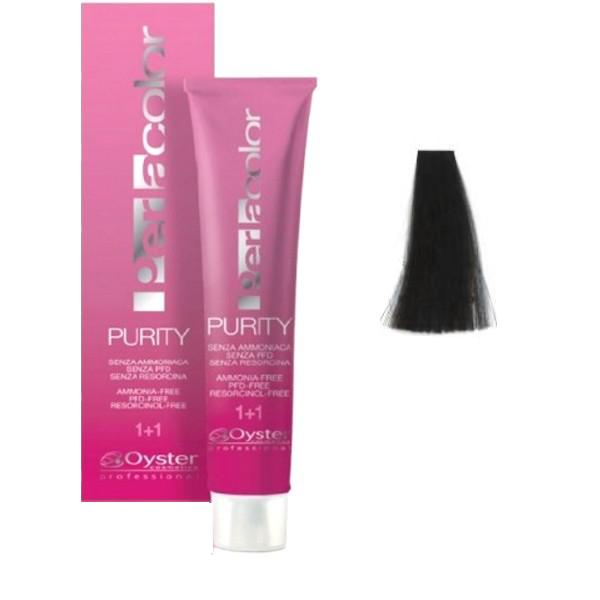 Vopsea fara Amoniac - Oyster Cosmetics Perlacolor Purity nuanta 6/1 Biondo Scuro Cenere