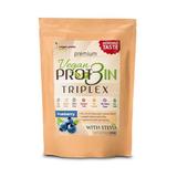 Pudra vegana proteine vegetale Protein Triplex cu stevie si afine Netamin 550 gr
