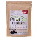 Pudra vegana proteine vegetale Protein Triplex cu stevie si ciocolata Netamin 550 gr
