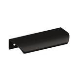 Maner pentru mobila Lentis, finisaj negru mat, L:116 mm
