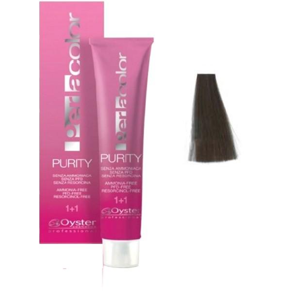 Vopsea fara Amoniac - Oyster Cosmetics Perlacolor Purity nuanta 7/1 Biondo Cenere