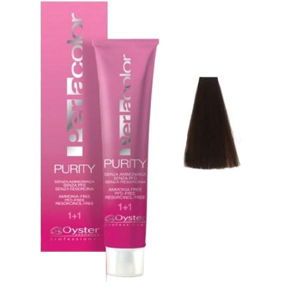 Vopsea fara Amoniac - Oyster Cosmetics Perlacolor Purity nuanta 5/3 Castano Chiaro Dorato
