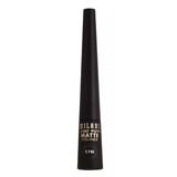 Contur de Ochi - Milani Stay Put Matte Liquid Eyeliner, nuanta Black Matte, 2.5 ml