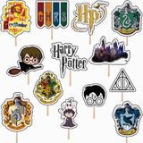 Set accesorii brioșe/ tort, 13 buc, tematica Harry Potter, Photo Paper Glossy