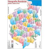 Harta geografia Romaniei - Clasa 4 - Cristina Moldovan, editura Booklet