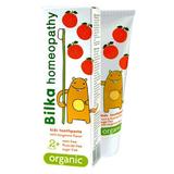 Pasta de dinti pentru copii Bilka Homeopathy Organic 2+ mandarine, 50 ml