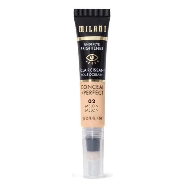 Iluminator pentru Zona de Sub Ochi - Milani Conceal + Perfect Undereye Brightener, nuanta 02 Melon, 8 ml