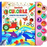 Invata culorile. Carte cu sunete, editura Flamingo