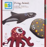 Set pentru scufundari: Rechin, caracatita si pisica de mare