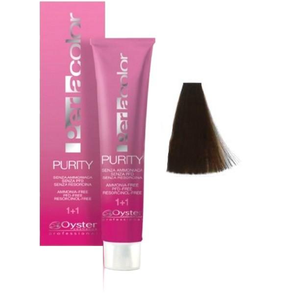 Vopsea fara Amoniac - Oyster Cosmetics Perlacolor Purity nuanta 6/7 Biondo Scuro Cioccolato