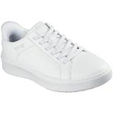 Pantofi sport barbati Skechers Court Break - Double 183177-WHT, 42.5, Alb