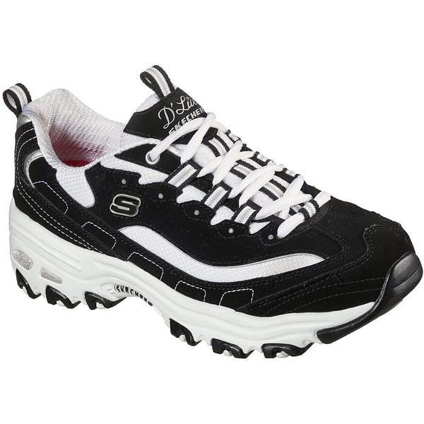 Pantofi sport femei Skechers D'Lites Biggest Fan 11930-BKW, 41, Negru