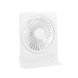 Mini Ventilator de Birou 4 Viteze + Mod Natural, Reîncărcabil 1200mAh, Silențios, Incarcare USB-C, Cu Suport Telefon 