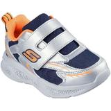 Pantofi sport copii Skechers Meteor-lights - Glow 401498N-SLOR, 23, Gri