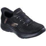 Pantofi sport femei Skechers Summits-classy Night 150128-BKGD, 39, Negru
