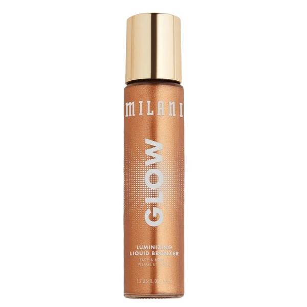 Bronzer Lichid - Milani Glow Luminizing Face & Body Liquid Bronzer, nuanta Bronze Glow, 50 ml