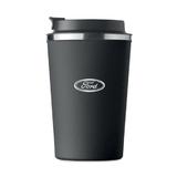 Cana termos, otel inoxidabil, Piksel, 350 ml, personalizat cu logo FORD, negru