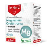 Capsule vegane cu orotat de magneziu 700 mg + vitamina B6 Dr Herz 60 buc