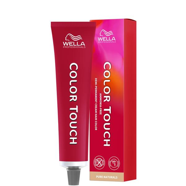 Vopsea de Par Demipermanenta - Wella Professionals Color Touch, Pure Naturals, Black 2/0, 60 ml