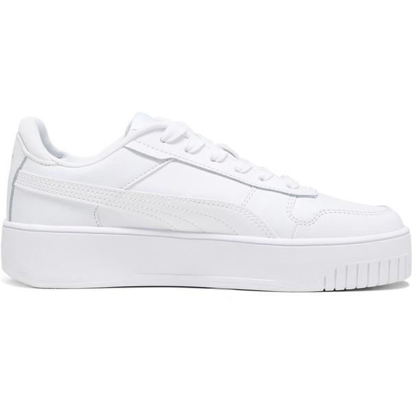 Pantofi sport unisex Puma Carina Street Jr 39384601, 39, Alb
