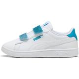 Pantofi sport copii Puma Smash 3.0 L Glitter Velcro V Ps Pum 39560908, 30, Alb