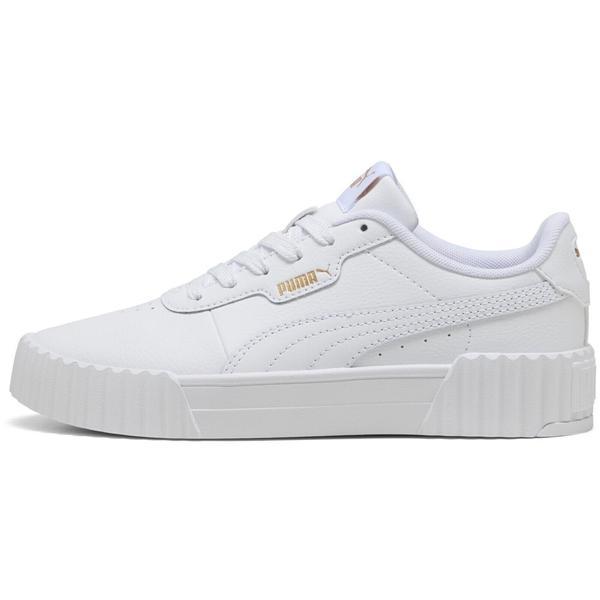 Pantofi sport unisex Puma Carina 3.0 Jr 40147601, 39, Alb