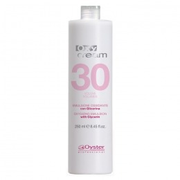Emulsie oxidanta cu glicerina 9% 30 vol - oyster cosmetics oxy cream oxydizing emulsion with glycerin 9% 30 vol 250ml