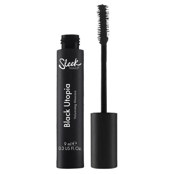 Rimel pentru Volum si Alungire - Sleek MakeUP Black Utopia Volumising Mascara, nuanta Black, 9 ml