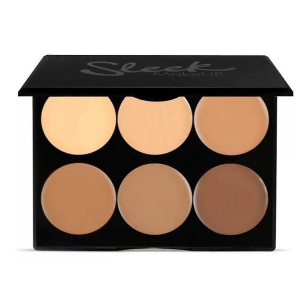 Paleta pentru Conturare - Sleek MakeUP Cream Contour Kit, nuanta Medium, 12 g