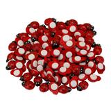 Set 95 buburuze decorative din lemn, 0.9 x 1.2 cm, autoadezive