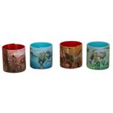 Set joc arc Dinosaur, spirala Slinky, 4 bucati, 6 x 6 cm