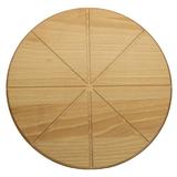 Platou Pizza 2 in 1, taiat si servit, lemn, 34 cm