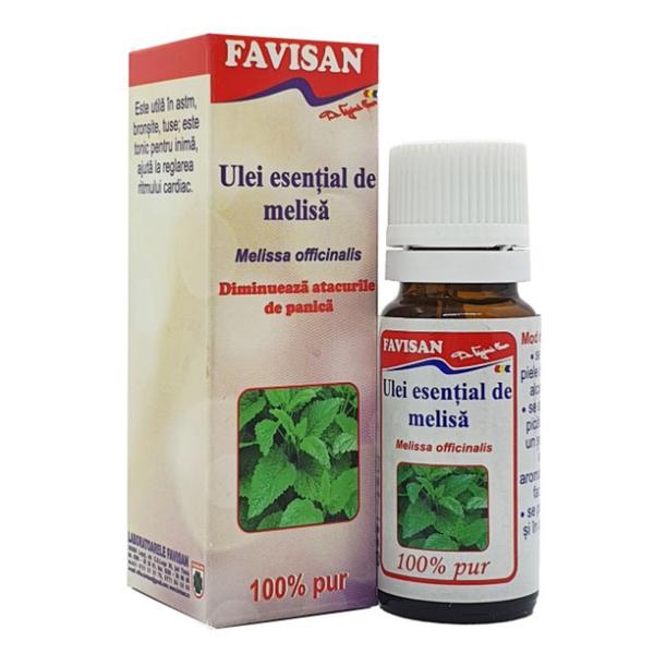 Ulei Esential de Melisa 100% Pur - Favisan, 10 ml