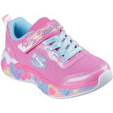Pantofi sport copii Skechers S Lights-eternal Heart Lights 302697L-HPMT, 31, Roz