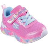 Pantofi sport copii Skechers S Lights-eternal Heart Light 302697N-HPMT, 21, Roz