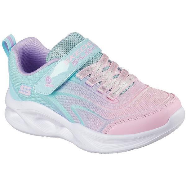Pantofi sport copii Skechers S Lights-skechers Sola Glow- 303713L-AQMT, 29, Albastru