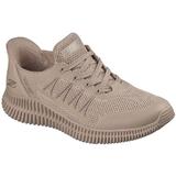 Pantofi sport femei Skechers Bobs Geo Lite - Divine Pace 117413-TAN, 37, Maro