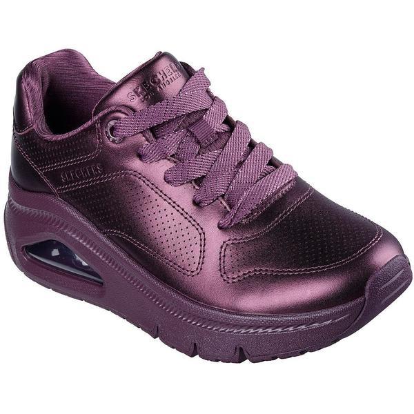 Pantofi sport femei Skechers Uno Icon - Lustrous Air 177768-WINE, 39, Mov