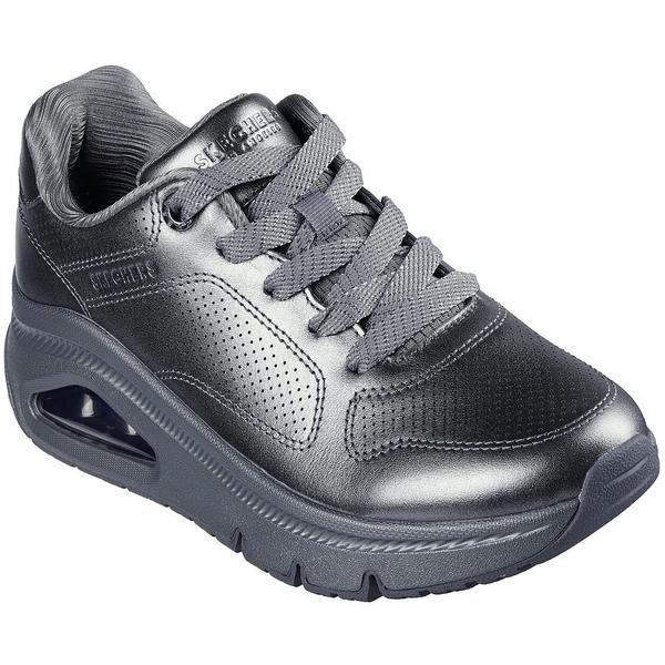 Pantofi sport femei Skechers Uno Icon - Lustrous Air 177768-PEW, 35.5, Gri