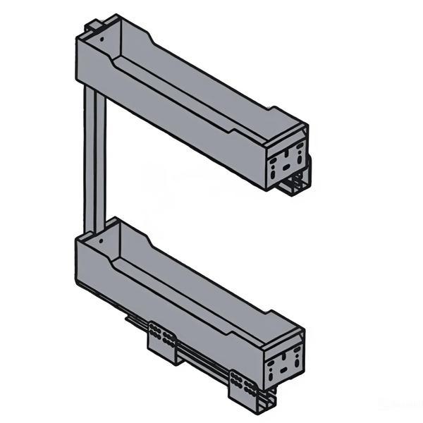 Cos Jolly pentru corp de 150 mm, finisaj gri grafit