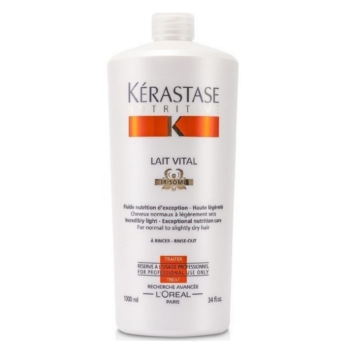 Balsam pentru Par Normal spre Uscat - Kerastase Nutritive Lait Vital Irisome Conditioner 1000 ml