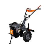 Motocultor T750 Evotools PLUS cu Motor Benzină 7.5CP, Roti de Transport, Freze Regabile și Senzor Ulei