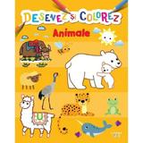 Desenez si colorez. Animale, editura Litera