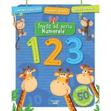 Colorez, lipesc, invat Numerele de la 1 la 10, editura Litera