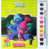 Trolii. Sa pictam cu Poppy. Carte de colorat cu pensula si acuarele, editura Litera